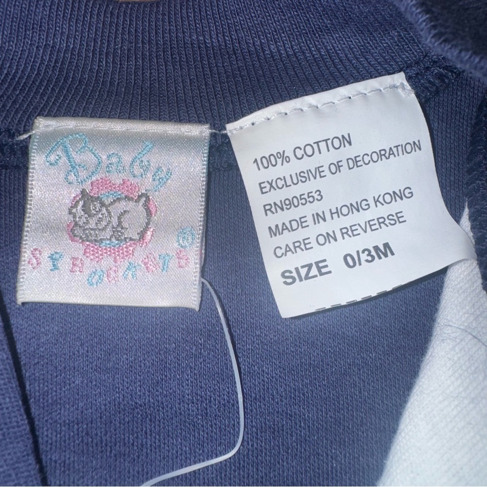 Baby Sprockets Boy’s 0/3 Month Romper Embroidered Trucks Vintage? Preppy Classic - Picture 4 of 6